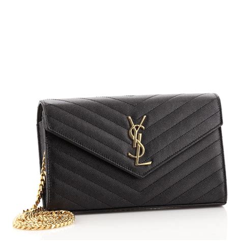 Saint Laurent Monogram Matelasse Leather Wallet